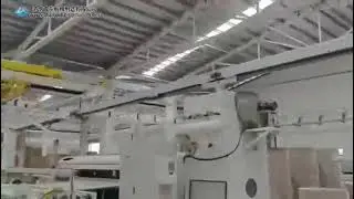 Automatic Paper core cutting and Conveying System for paper-making machine