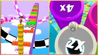 Action Balls 🥎🥎 Vs Cube Surfer 🚼🚼  All Levels Big New Update Walkthrough Android iOS Gameplay