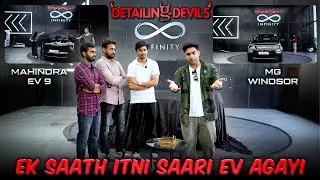 Full Of EV Cars🔥IMPRESSIVE PERFORMANCE😍 @KirtiMehra @Ajju0008YT   - Infinity Detailing Devils 