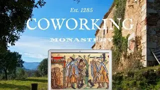 Digital Nomads Coworking in a 12th Century Monastery
