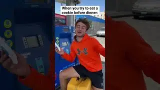 WHEN YOU TRY AND EAT DESSERT BEFORE DINNER 😂 - #shorts