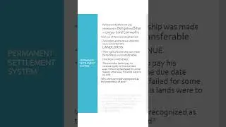 4.1 Permanent Settlement System