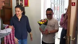रेखा थापालाई भेट्न 'प्रोसेस पाण्डे' कान्तिपुर फिल्म एकेडेमीमा । रेखाको नयाँ फिल्ममा गित गाउने अफर
