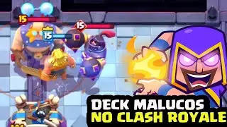AS COMBINAÇÕES DE CARTAS MAIS ENGRAÇADAS DO CLASH ROYALE 😂