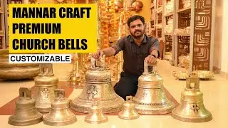 Heavenly Sounds: Mannar Craft Premium Church Bells (Customizable, Worldwide Shipping)