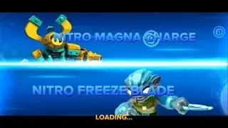 SKYLANDERS SWAP FORCE NITRO MAGNA CHARGE VS NITRO FREEZE BLADE