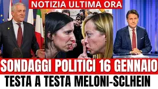 CLAMOROSO RIBALTONE INTENZIONI di VOTO: testa a testa Meloni e Sclhein, CHI VINCE OGGI?