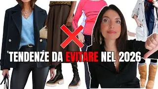 10 TENDENZE MODA CHE SPARISCONO NEL 2026... senza offesa!