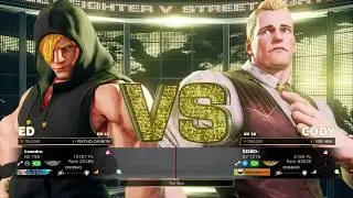 STREET FIGHTER V - Ed vs Cody VT1 (SEIMO)
