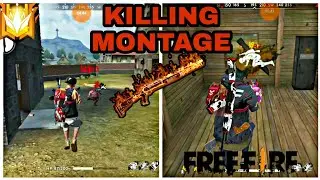 #FREEFIRE BEST KILLING MONTAGE