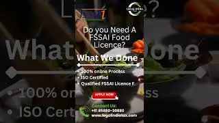 Get Your FSSAI Food License in 2024 with Ease! #BusinessSetup #FSSAIRegistration #LegalIndiaTax