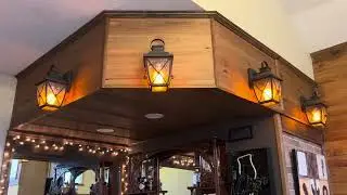 HB7087-314 Springbrook 1-Light Rustic Outdoor Wall Mount Lantern