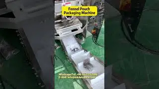 Fennel Pouch Packing Machine #packagingmachine #fennel #fennelseeds #fillingmachine #shorts #short