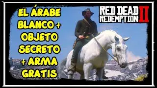 🔥 CONSIGUE el CABALLO &Aacute;RABE BLANCO + OBJETO SECRETO + ARMA GRATIS en RED DEAD REDEMPTION 2 😱