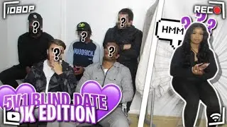 5 vs 1 BLIND DATES!! WHO WOULD YOU DATE!? ( WITHOUT SEEING THEM )