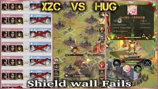 HUG Vs XZC 🔥 Shield wall fails ⭐ Tigra Vs Knuckles ⚔ ::: Last Shelter Survival #24EGaming