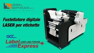 Fustellatore digitale Laser GCC LabelExpress - Taglio laser per etichette in bobina