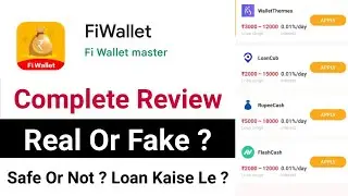 FiWallet Loan App Review | Fi Wallet Loan App Real Or Fake ? Fi Wallet Loan App Kaisa Hai ?