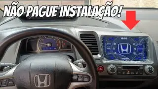 Instalação central multimídia Android 9 polegadas Honda New Civic ✅passo a passo!
