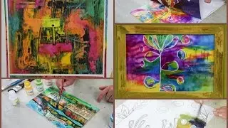 ManosalaObraTv Programa 26  - Pintar Cuadros - Monocopia - Sublimacion -