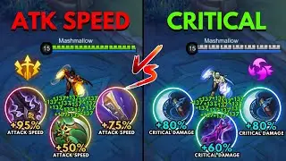 Karrie Full Attack Speed Build vs Karrie Full Critical Build