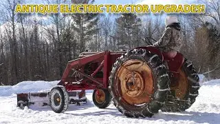 Massey-Harris Electric Tractor Conversion Upgrades with BigBattery and Alltrax Controllers!