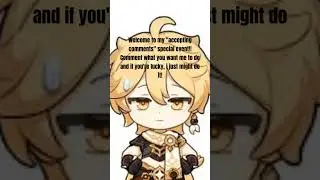 Comment Inspiration!!!!!!! #comment #like #likeandsubscribe #genshincommunity #genshin