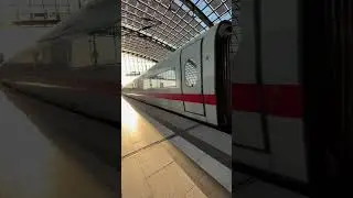 German new fastest ICE train. Berlin to Munich