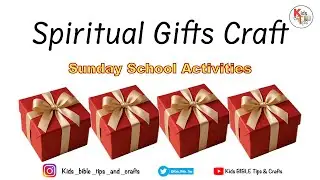 Bible Verse Craft 🎁 1 Corinthians 12 | Sunday School Activities @kidsbibletipsandcrafts #biblecrafts