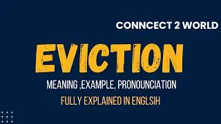 What Does  eviction  Means || Meanings And Definitions With  eviction  in ENGLISH