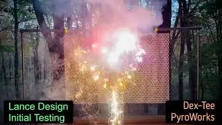 NEW Lance Design &mdash; Modular Expandable Aluminum Set Piece (Initial Test - Fireworks Pyrotechnics)