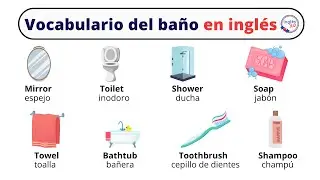 Vocabulario del baño en inglés: objetos y partes