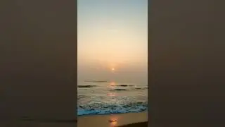 Sunrise Glitters #beach #chennaibeach #goldenpath #calm #fyp #calmness #nature #naturelovers