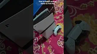 how to install vertical stand on Ps5 Pro....❓