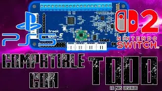 La última novedad de Brook 2025 encoder para arcade stick y leverless compatible con Switch2 y PS5