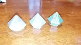 Holo pigment in/on resin - different methods