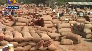 Procedures for the evidence in Khammam market yard | CCTV Footage