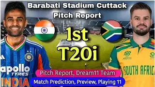 IND vs SA 1st T20I 2025 - Barabati Stadium Cuttack Pitch Report | India vs South Africa Prediction