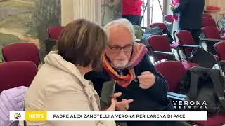 Padre Alex Zanotelli a Verona per l'Arena di Pace