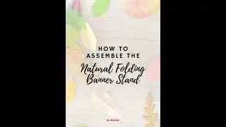 Natural Folding Banner Stand