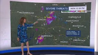 WRAL Weather Alert Day: Mid-day storms, flood threat through afternoon for Triangle