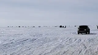 Ice fishing 🎣 Mitchell bay