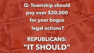 Unelected Republicans Wasted Over $20,000 in Tax Dollars!