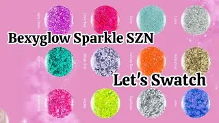 Bexyglow Acrylic swatching with my sis @priyaksnails