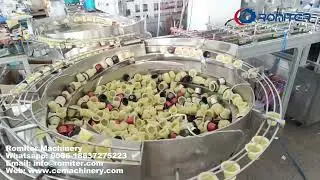 Automatic Nespresso Capsules Filling Sealing Packing Machine with Auto Cup Ordering Feeding Device