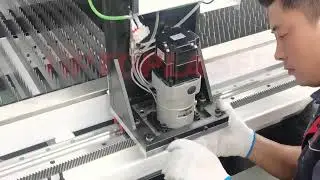Assemble the laser cutting machine after receiving it.