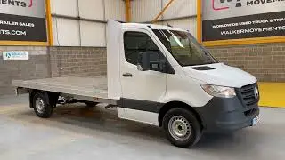 New In Stocklist For Sale: MERCEDES BENZ SPRINTER 314 CDI 3.5 TONNE EURO 6 FLATBED &ndash; 2019 &ndash; YC19 DAT