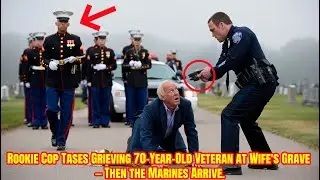 Rookie Cop Tases Grieving 70-Year-Old Veteran at Wife's Grave &mdash; Then the Marines Arrive
