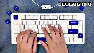 Muffled Marbley Sound | LeoBog Hi8 | Sea Angel Switches | Typing ASMR
