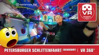 Petersburger Schlittenfahrt Burgdorf 360&deg; VR Thrill Ride | VR360 POV Kirmes Kermis Fairground 360